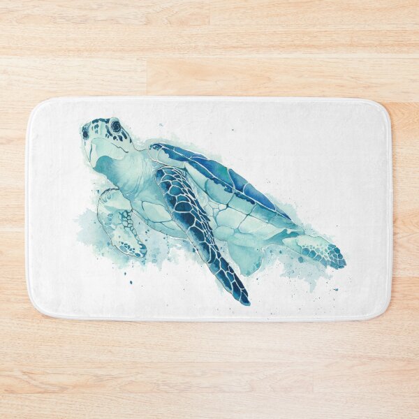 Item preview, Watercolor Sea Turtle designed and sold by Fox Tale Studio.