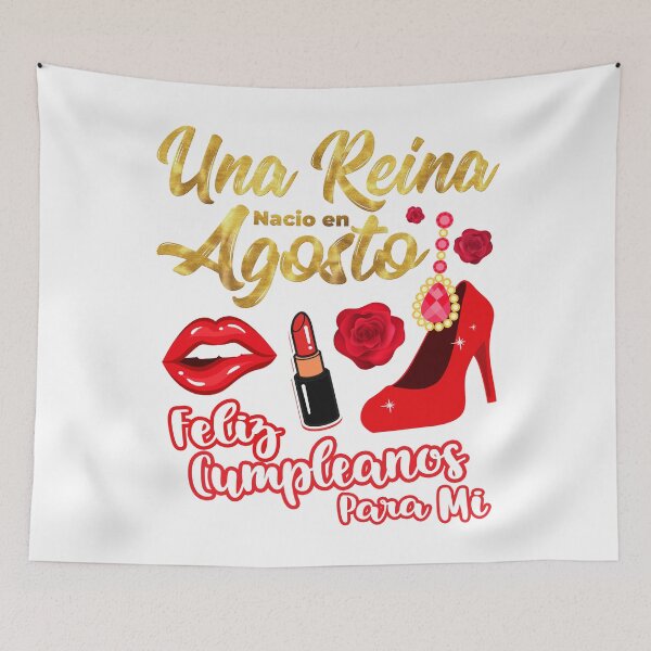 Item preview, Una Reina Nacio en Agosto Feliz Cumpleanos designed and sold by NUMAcreations.