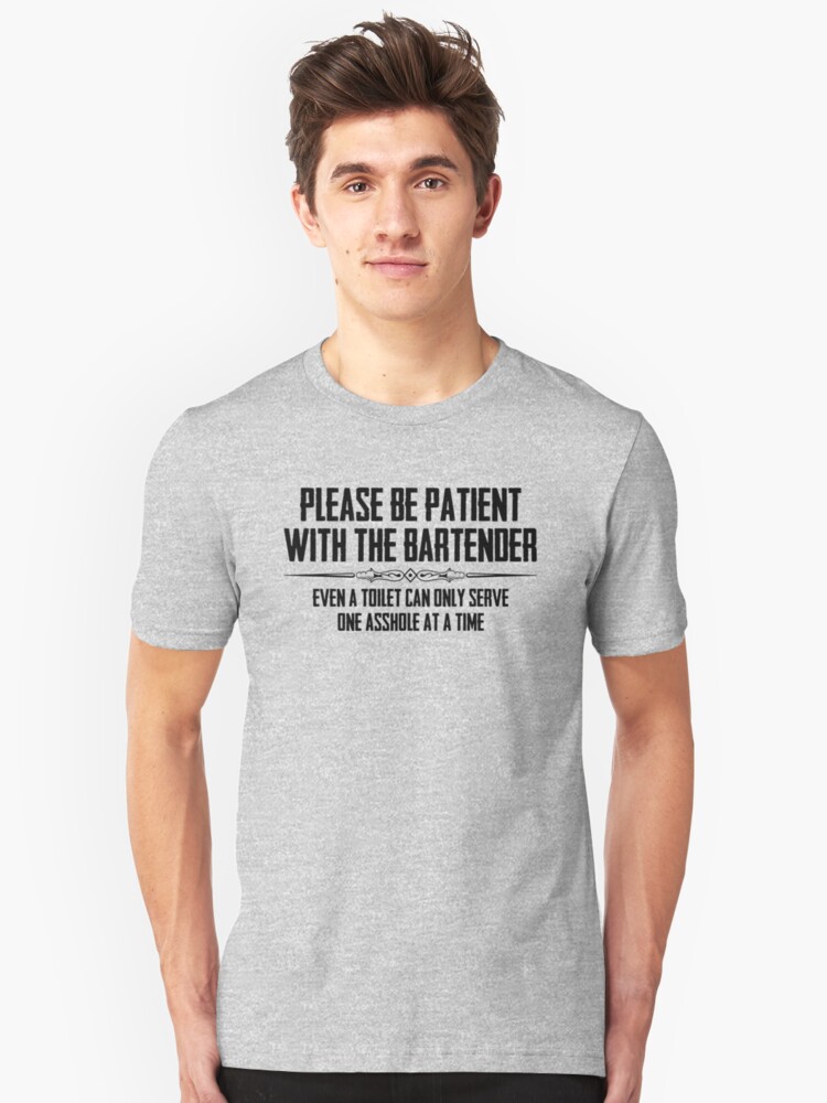 funny bartender t shirts