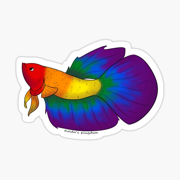 Pride Betta | Rainbow Edition Sticker