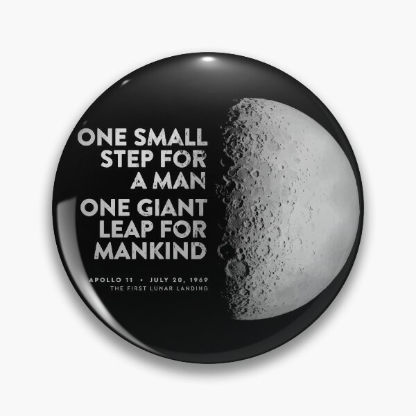 Item preview, One small step for a man one giant leap for mankind - Apollo 11 50th Anniversary NASA July 20, 1969 The First Lunar Landing designed and sold by Sergey S.