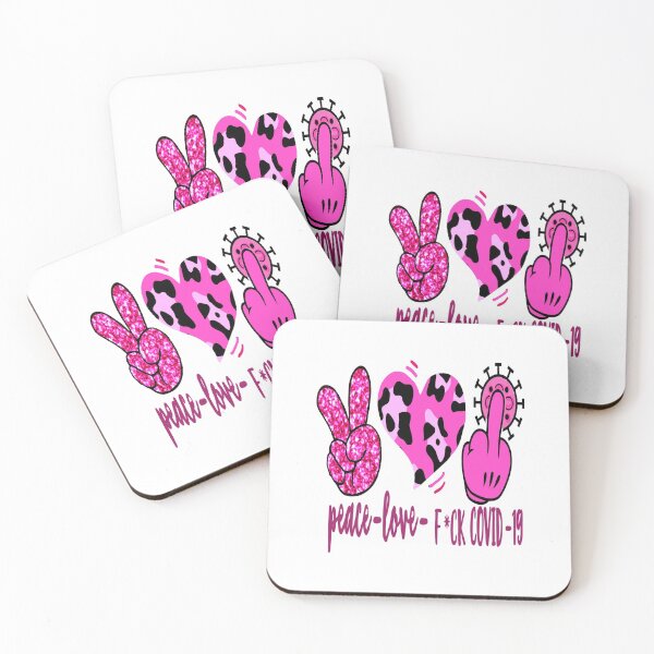 Item preview, Peace love Fuck Covid gift for adults designed and sold by BRtisticDesigns.