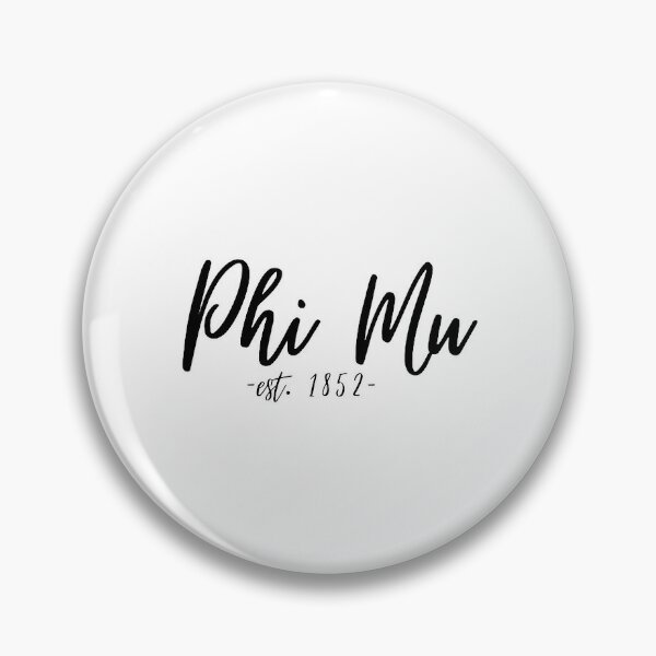 Phi MU Sweet Heart Button