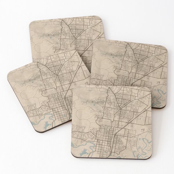 Item preview, Albury Sepia Map designed and sold by CPTVDesign.