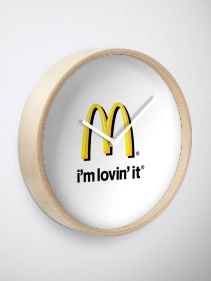 Mcdonalds Logo Clock By Claravl Redbubble