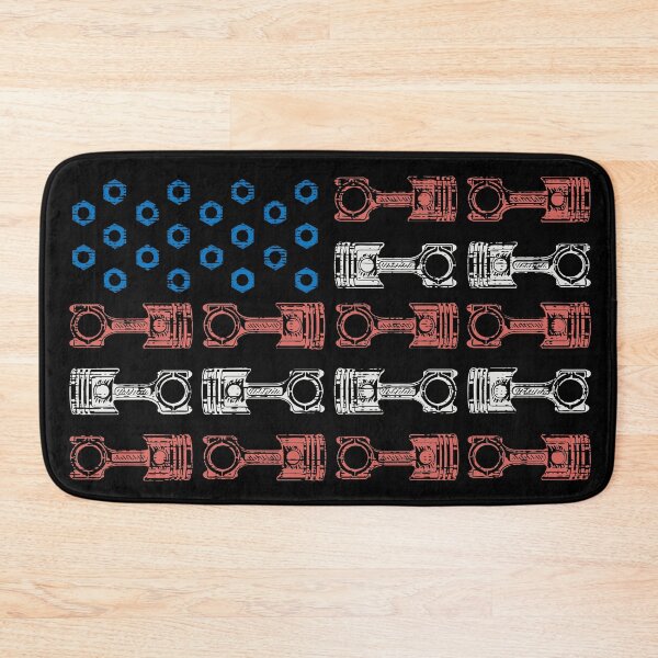 Item preview, VINTAGE CARS: Vintage Piston American Flag designed and sold by Betsytiptoe.