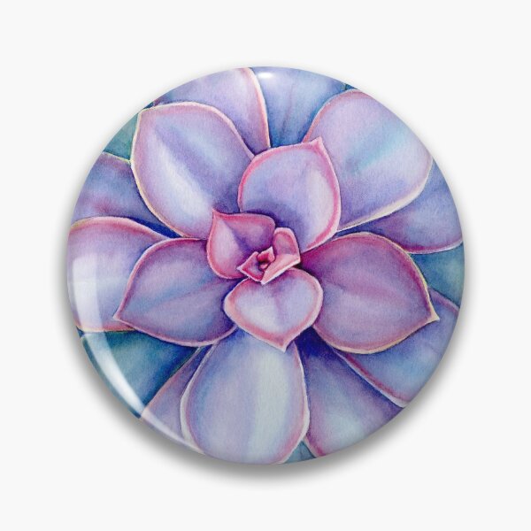 Item preview, Echeveria Gibbiflora Watercolor Succulent Art designed and sold by BotanicPrints.
