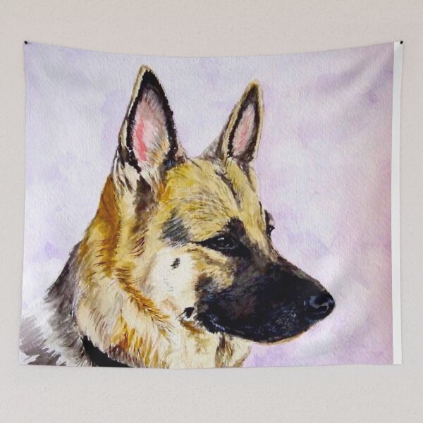 Item preview, Sasha - German Shepherd  designed and sold by PaintedbyCarol.