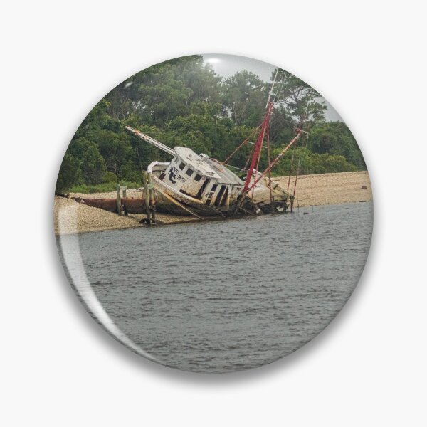 Item preview, Recked fishing boat designed and sold by KensLensDesigns.