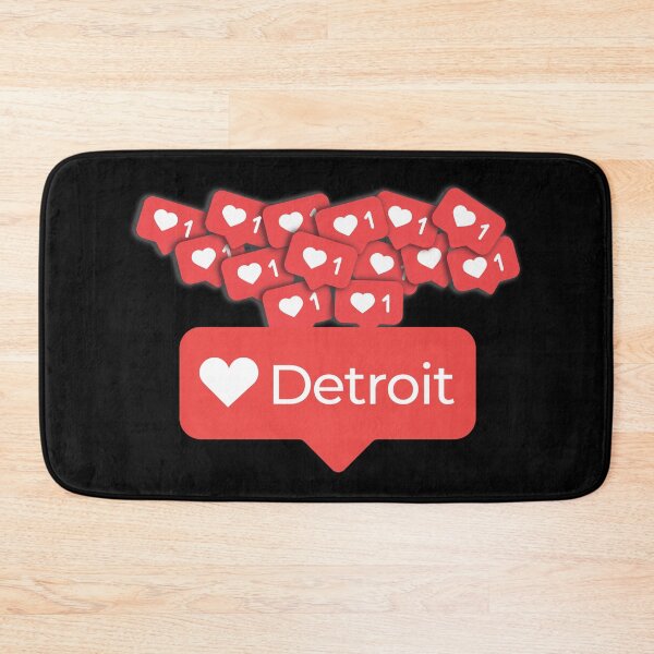 Item preview, Love My Detroit, Michigan Notification Hearts designed and sold by elhefe.
