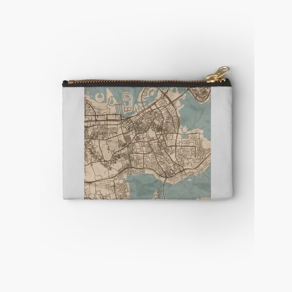 Item preview, Manama Sepia Map designed and sold by CPTVDesign.