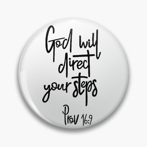 Item preview, "God will direct your steps" Proverbs 16:9 designed and sold by ZalinaKadyrova.