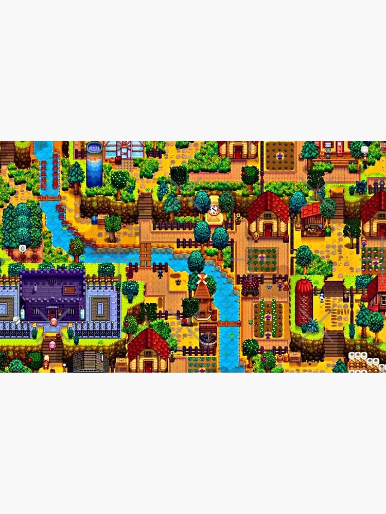 Stardew valley map by jellyrelish