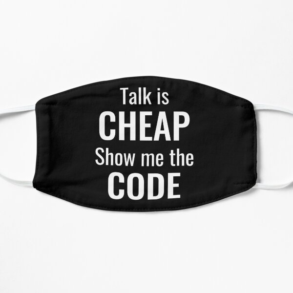 Coding Programmer Funny Quote Mask