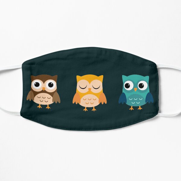 Cute Owls Chibi Mask