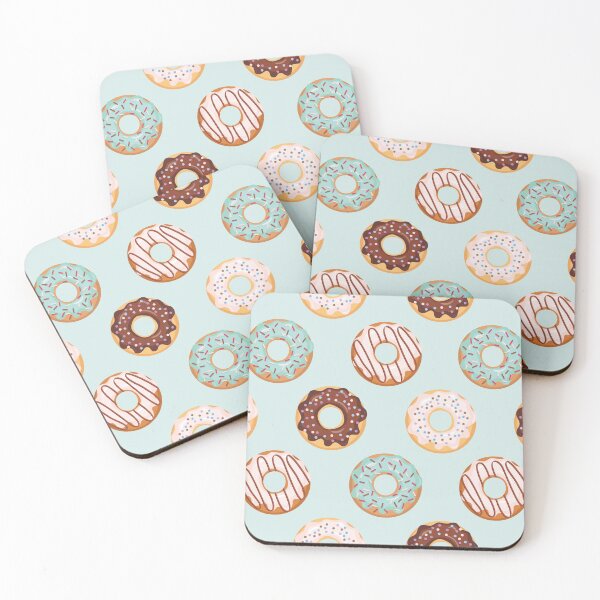 Item preview, Pattern donuts donut cute mint pastel designed and sold by PandaPope.