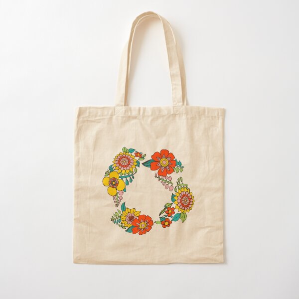 floral fabric bags