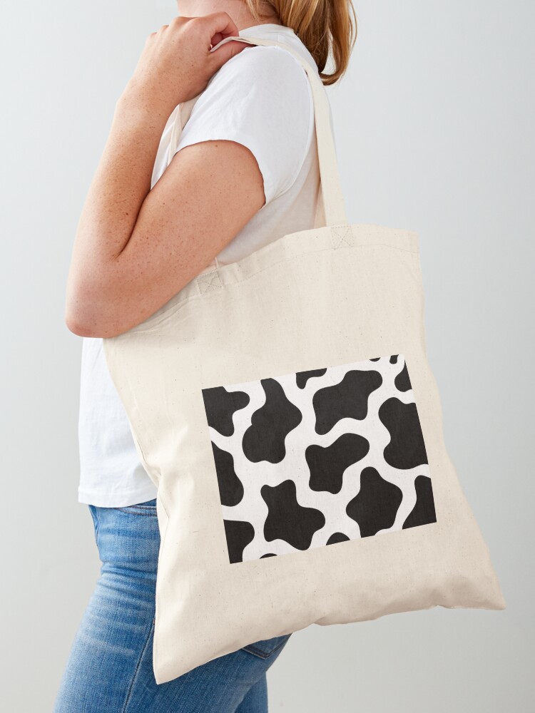 cow print tote bag