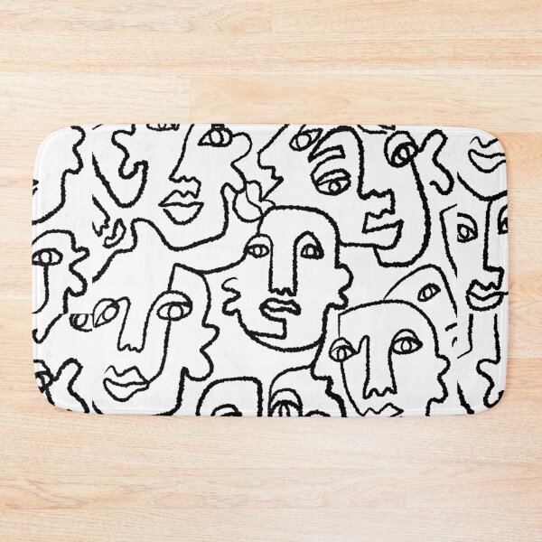 Item preview, Abstract faces (#2) designed and sold by emilyzigo.