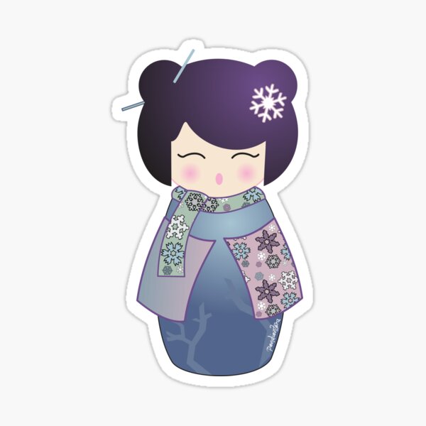 Item preview, Winter kokeshi designed and sold by Pendientera.