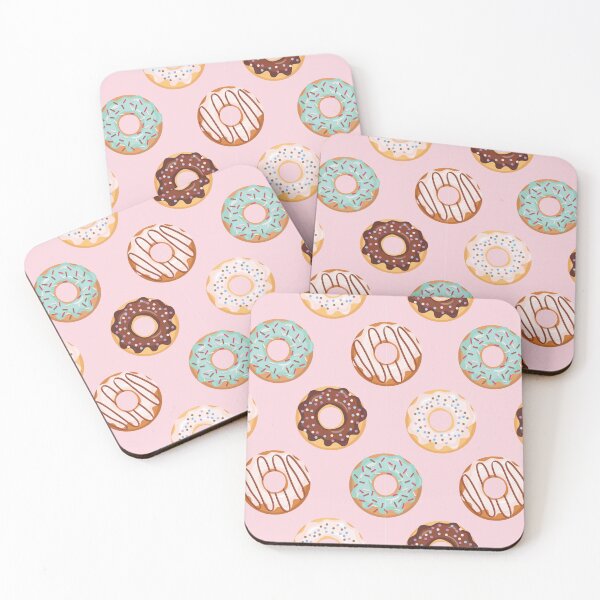 Item preview, Pattern donuts donut cute pink pastel designed and sold by PandaPope.