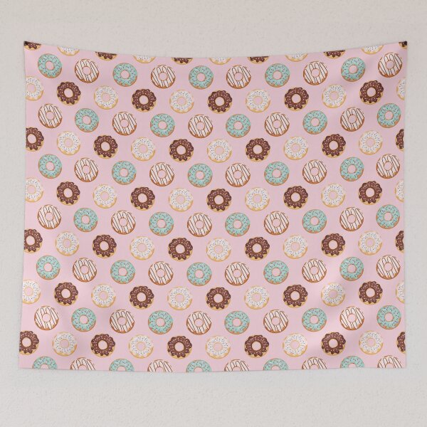 Item preview, Pattern donuts donut cute pink pastel designed and sold by PandaPope.