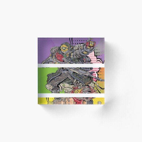FL4K The Beastmaster with Guard Skag Borderlands 3 Rakk Attack! Pop Up Art Acrylic Block