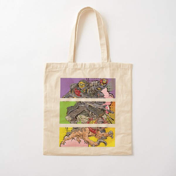 FL4K The Beastmaster with Guard Skag Borderlands 3 Rakk Attack! Pop Up Art Cotton Tote Bag