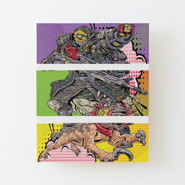 FL4K The Beastmaster with Guard Skag Borderlands 3 Rakk Attack! Pop Up Art Wood Mounted Print
