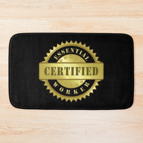 Item preview, Certified Essential Worker Badge designed and sold by NicholiCosplay.