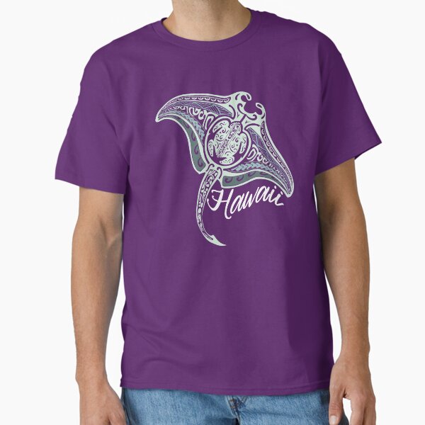 Item preview, Vintage Hawaiian Manta Ray designed and sold by sunnthreads.
