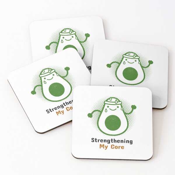 Item preview, Funny Avocado: Strengthening My Core designed and sold by friendlyspoon.