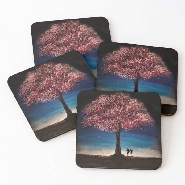 Item preview, Lovers under the Cherry Blossom Tree designed and sold by SchaeferArt.