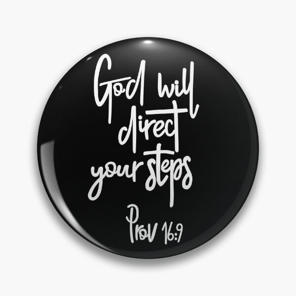 Item preview, "God will direct your steps" Proverbs 16:9 designed and sold by ZalinaKadyrova.
