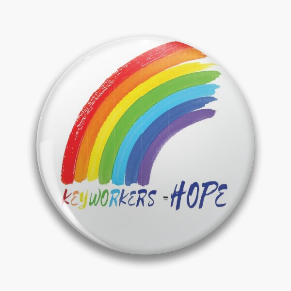 Insignia pin de Arco Iris Apoyo NHS orgullo lgbtqia Gay Homosexual 