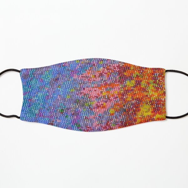 abstract beadwork Kids Mask