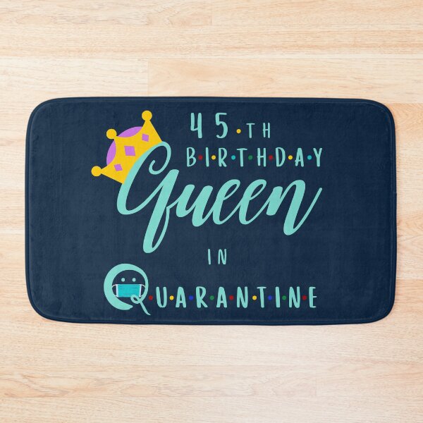 Item preview, 45th birthday queen in quarantine, 45 years old birthday for woman, wife, girls, sister and daughter gifts who was born in 1975 and 1976 ideas designed and sold by mustafatolba16.