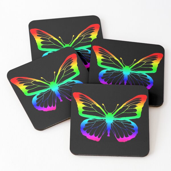 Item preview, Rainbow Outline Butterfly designed and sold by Deborah Camp.