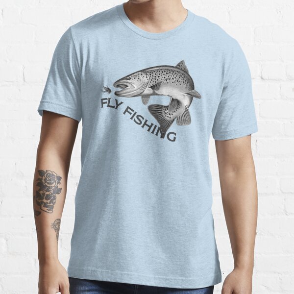  Trout Fly Fishing Trout King T-Shirt : Clothing, Shoes &  Jewelry