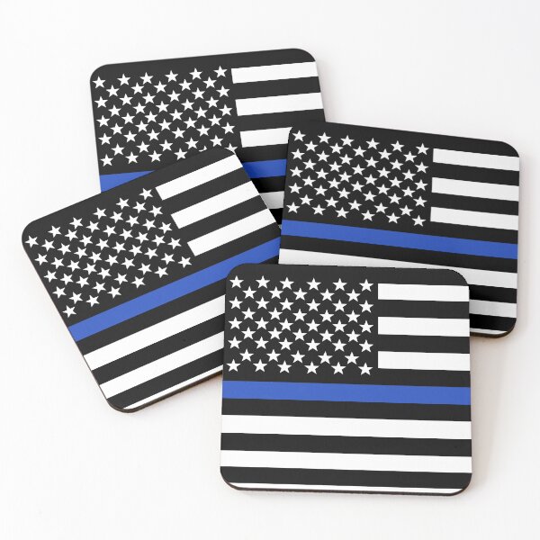 Item preview, Police Blue Line Flag Face Mask Face Cover Virus Mask Support Police Flag designed and sold by KelaEssentials.