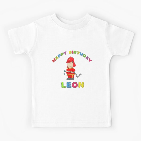 Leon Happy Birthday birthday children's birthday Kids T-Shirt
