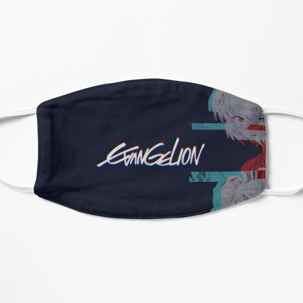 Neon Genesis Evangelion Aesthetic Design Flat Mask