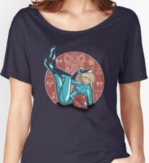 Power-up Pin-up- Metroid Shirt Women's Relaxed Fit T-Shirt