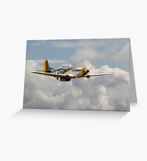 Mustang P51D - Miss Velma Greeting Card