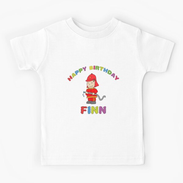 Finn children's birthday Happy Birthday Kids T-Shirt