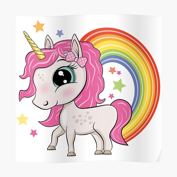 Cute Unicorn Rainbow Cartoon Cute Unicorn Rainbow Cartoon