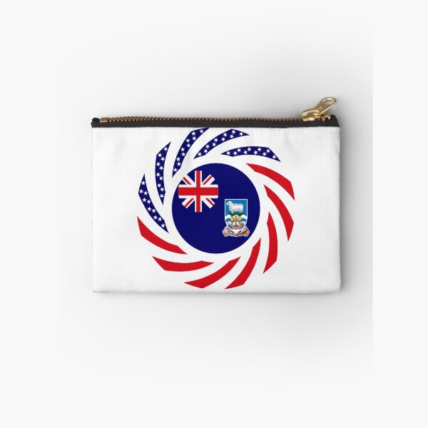 Item preview, Falklands Islander American Multinational Patriot Flag Series designed and sold by Carbon-Fibre Media.