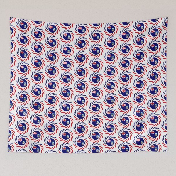 Item preview, Falklands Islander American Multinational Patriot Flag Series designed and sold by Carbon-Fibre Media.