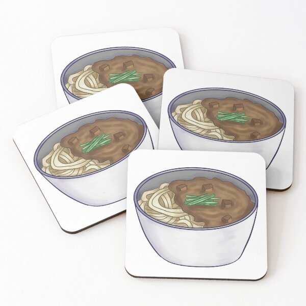 Item preview, Jajangmyeon (Korean noodles with black bean sauce) designed and sold by lorin-zewolf.