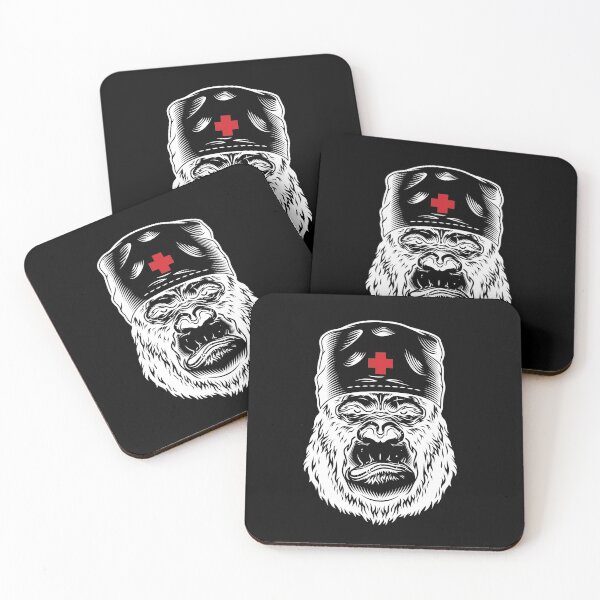 Item preview, Serious Monkey monochrome style designed and sold by Amineharoni.